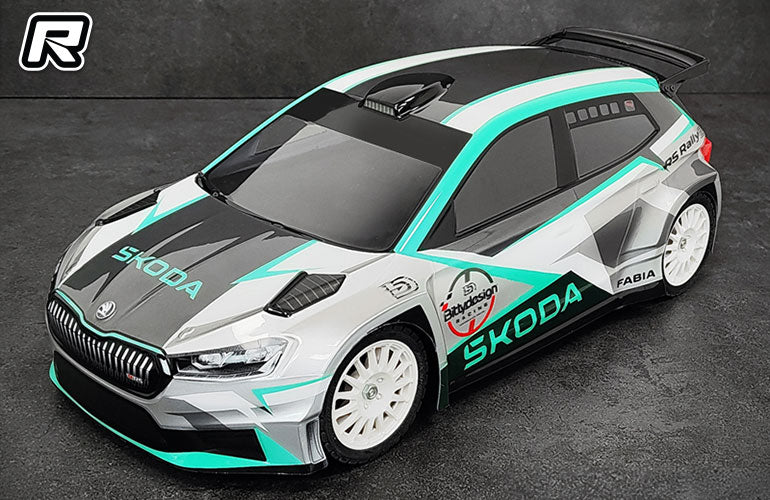 Bittydesign Skoda Fabia RS Rally2 1:10 190mm body