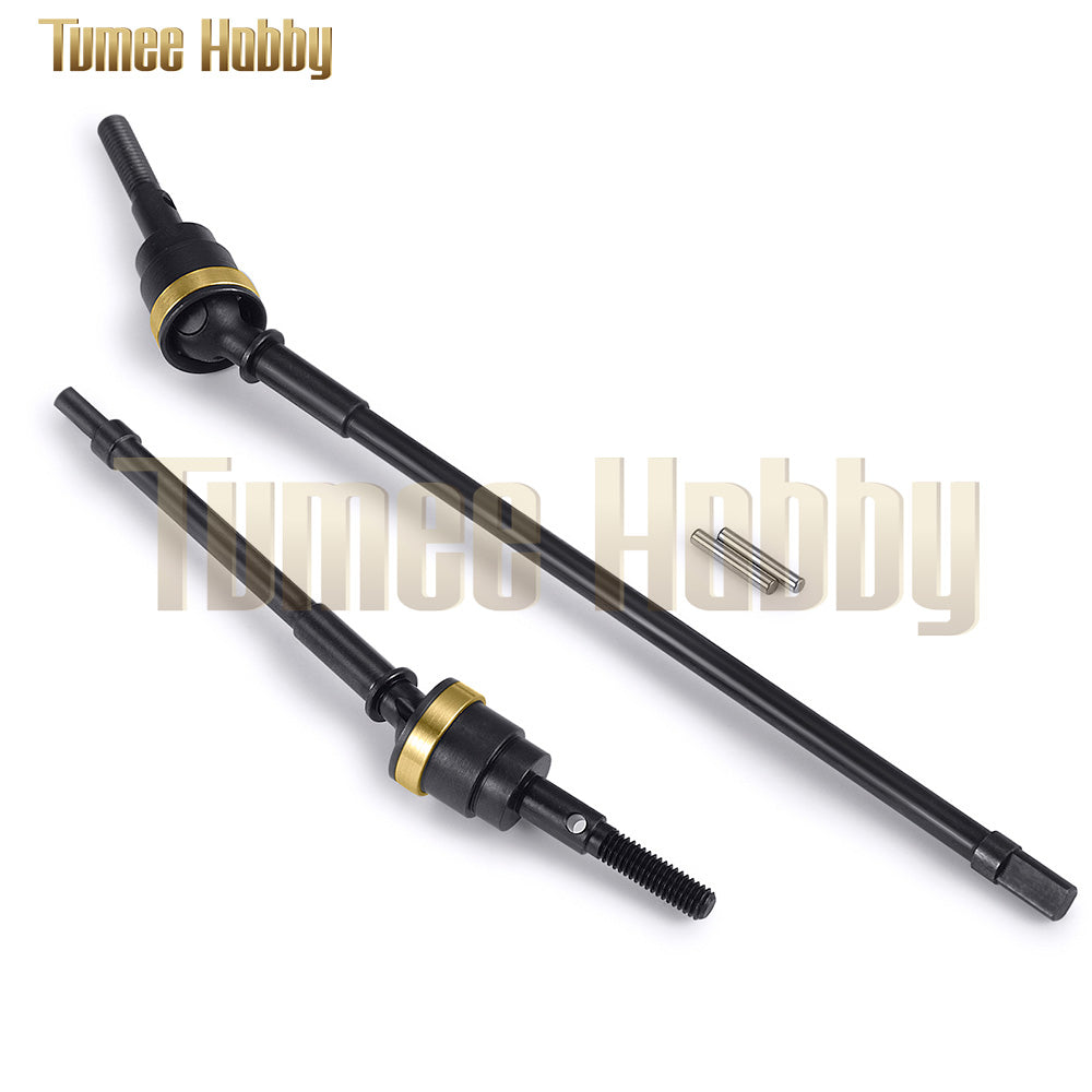 Tumee Hobby Upgraded HD Steel Front Axle CVD Drive Shaft 1/10 Axial Wraith 90018