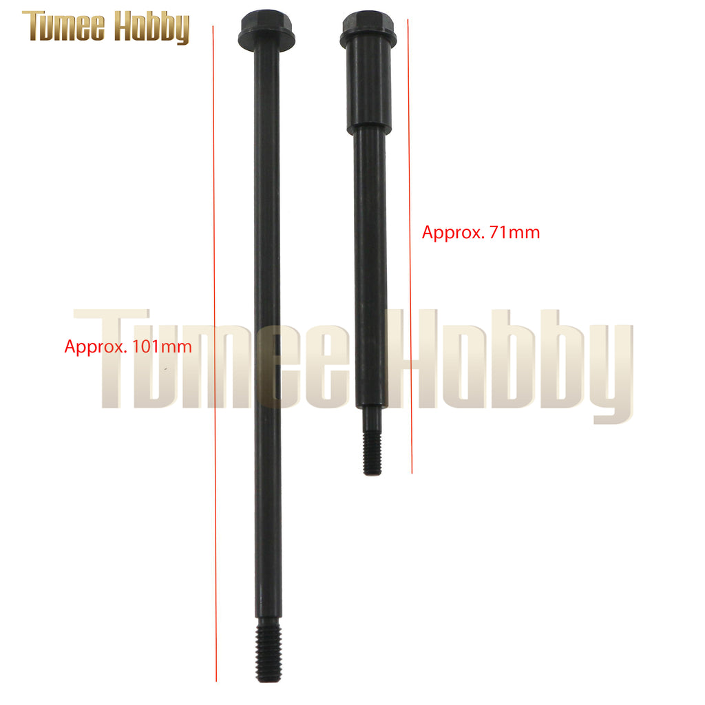 Tumee Hobby Aluminum 7075 Motorcycle Front and Rear Wheel Fixed Axles for Promoto MX Upgrade Parts Accessories