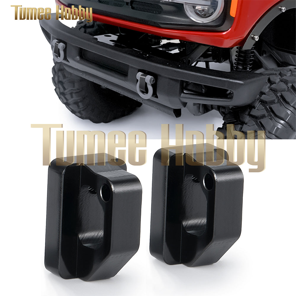 Tumee Hobby Aluminum Alloy Front Bumper Trailer Hook Tow Hook TRX4 Bronco