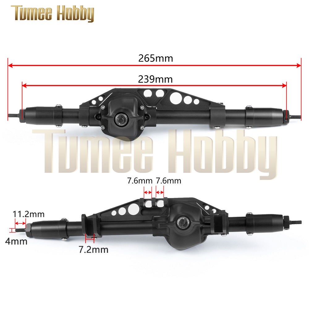 Tumee Hobby TFL Complete Middle Axle 1/10 Axial Wraith 90018 90053 90048 RR10