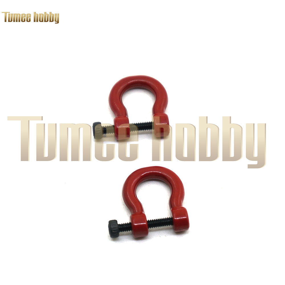 Tumee Hobby 1Pair Metal Simulated Tow Hook 1/10 TRX4 Upgrade Parts Accessoires