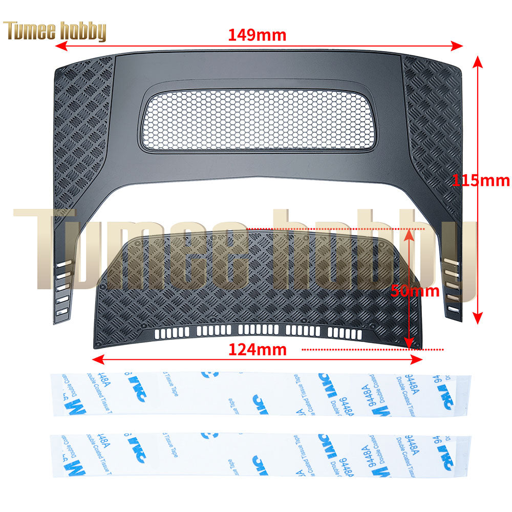 Tumee Hobby Engine Cover 1/10 TRX4 Browco