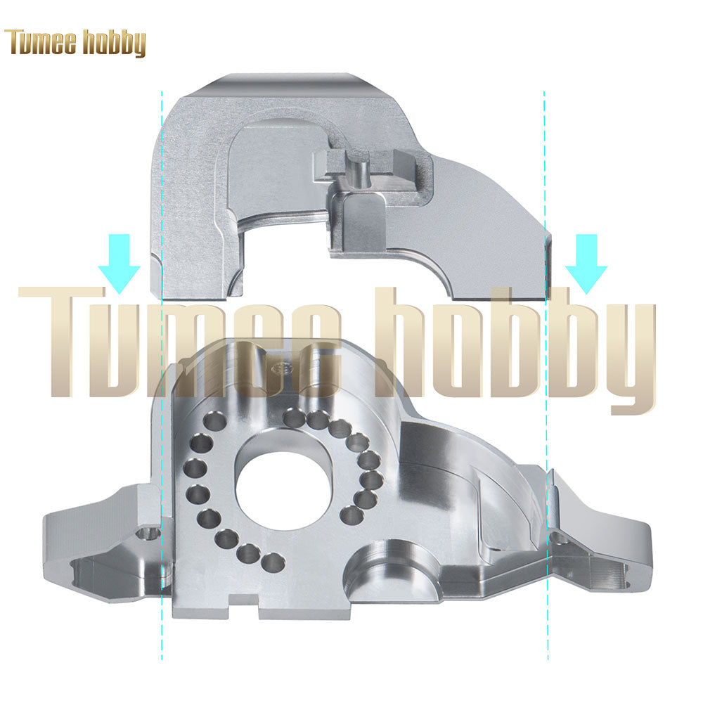 Tumee Hobby 1pc Aluminum Alloy Upgraded Motor Heat Sink Mount 1/10 TRX4 TRX6