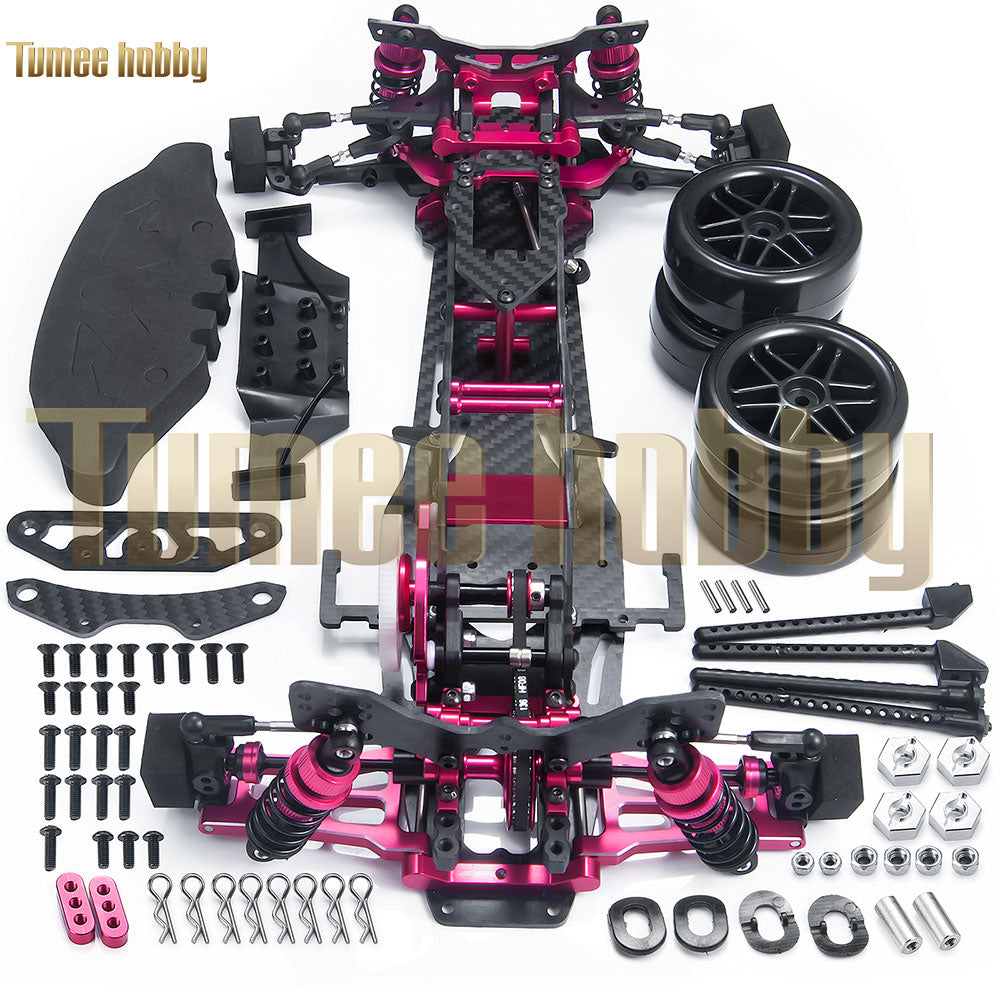 Tumee Hobby 1Set 257mm Wheelbase Upgraded Chassis Frame Kit 1/10 Sakura D5S MR