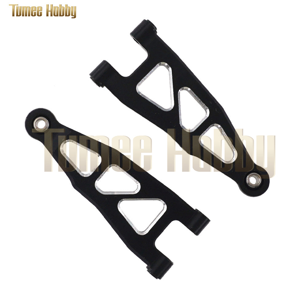 Tumee Hobby Aluminum 7075 Lower Front Suspension Arms Set For Arrma 1/18 GRANITE GROM MEGA 380 Brushed 4X4 Monster Truck ARA2102 Upgrade Spare Parts