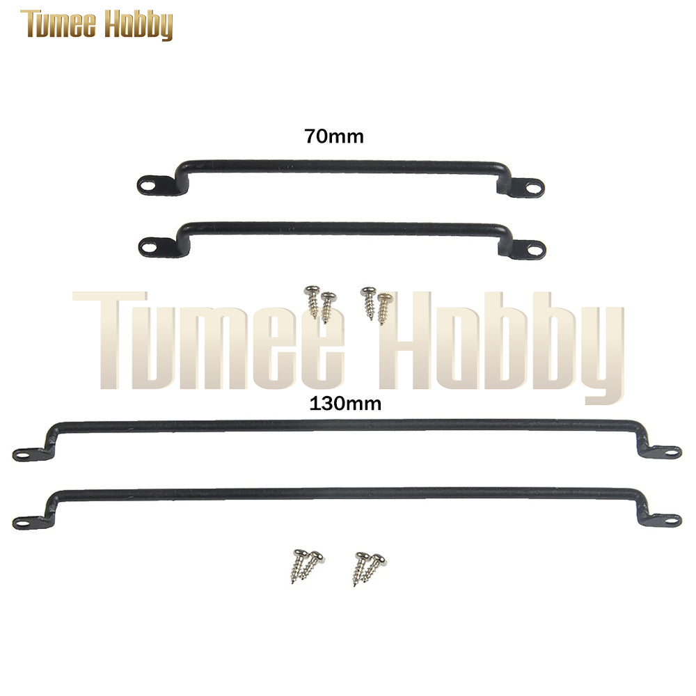 Tumee Hobby Metal Body Shell Holder Handrail 70mm/130mm for TRX-4 Axial SCX10 1/10 RC Crawler Car Upgrade Spare Parts