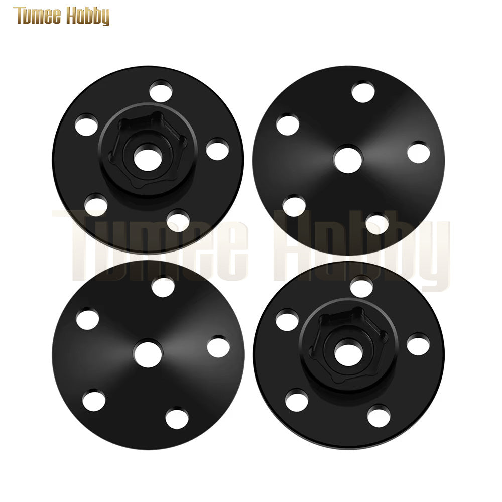 Tumee Hobby 4Pcs Aluminum Alloy 12mm Wheel Hex Hub Adapters for Tamiya 1/10 Clod Buster 4×4×4 Monster Truck Upgrade Parts