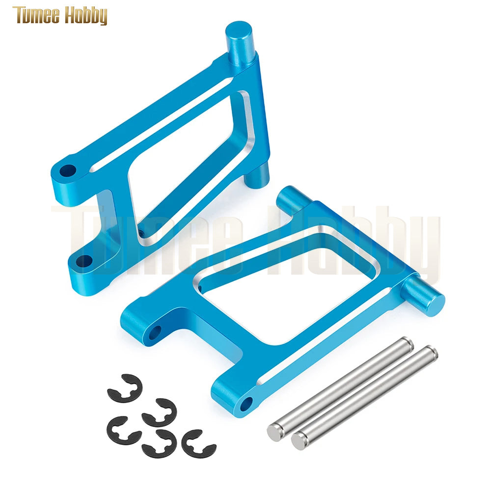 Tumee Hobby Aluminum Alloy Front Rear Upper Lower Suspension Arm for Tamiya TT01 1/10 RC Car Upgrade Parts