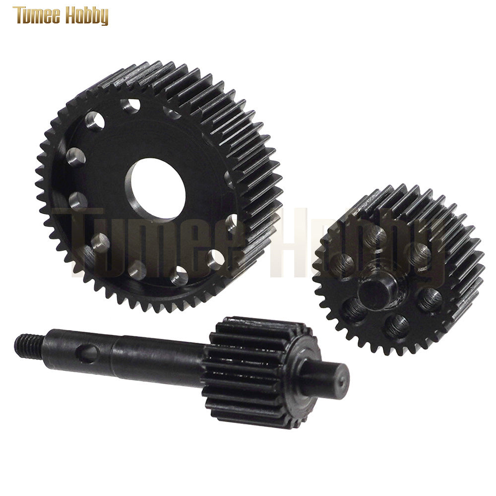 Tumee Hobby Gearbox Steel Gear Set for RC Car Tamiya BBX 1/10 58719 Upgrade Spare Parts Accessories