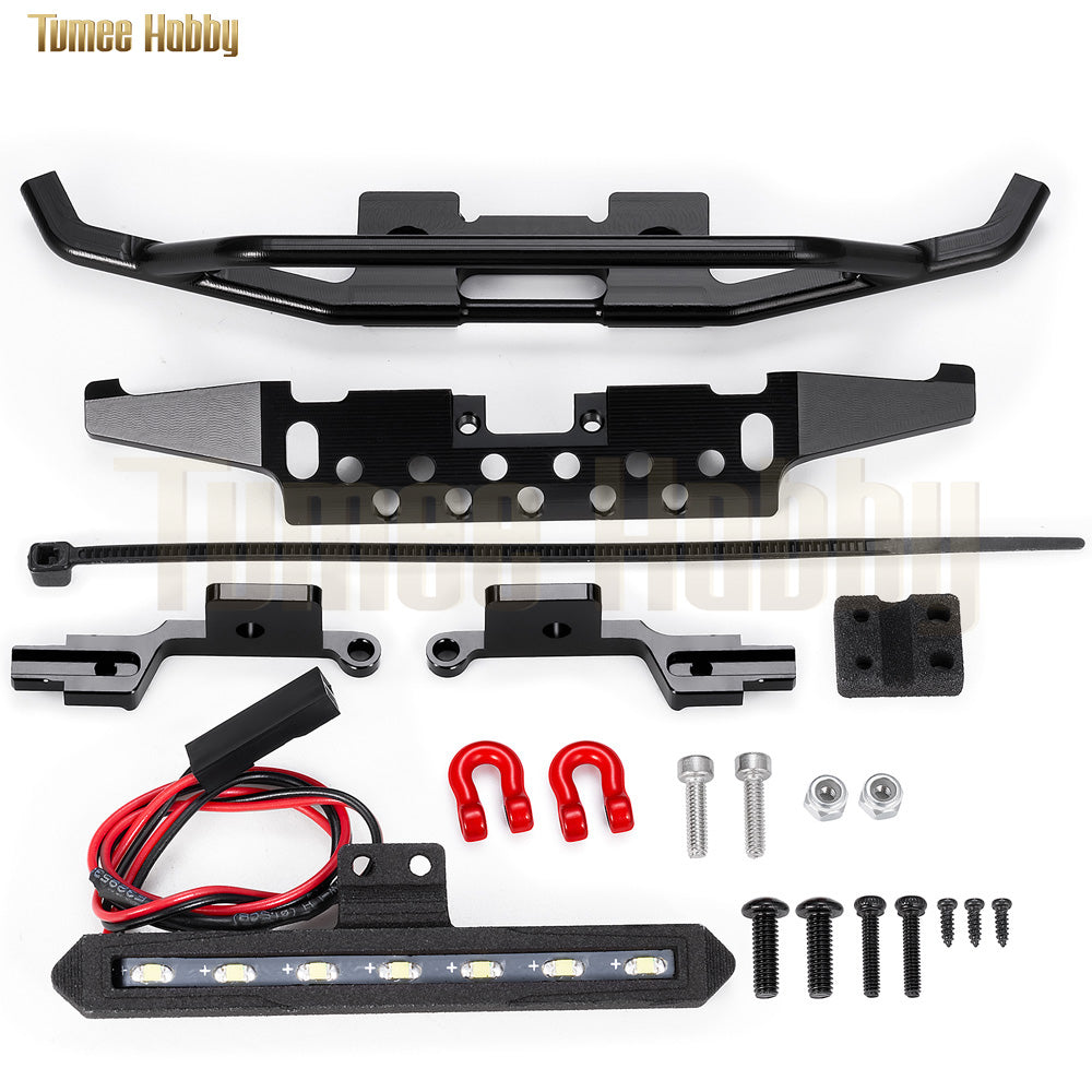 Tumee Hobby Reinforced Metal Anti-Collision Front Bumper for TRX4-M Bronco 1/18 RC Crawler Car Upgrade Parts