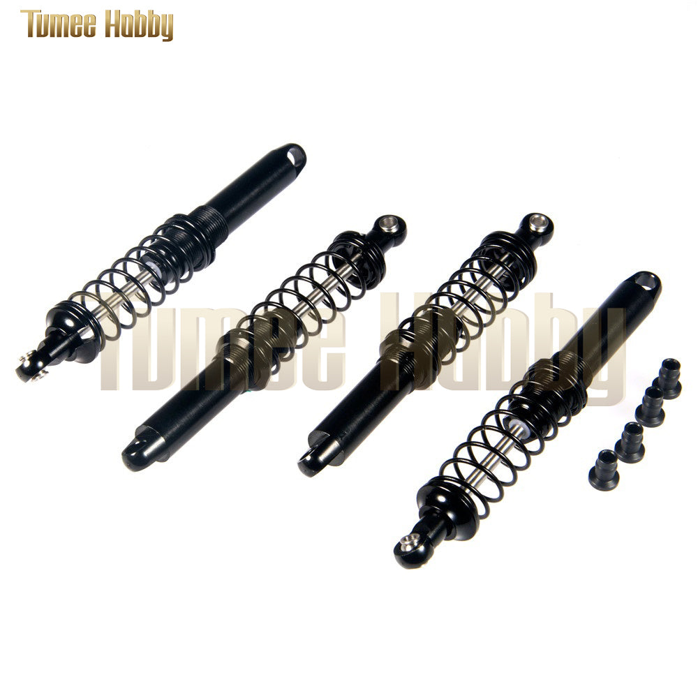 Tumee Hobby 4PCS Shock Absorber Oil Damper 90mm 100mm 110mm 120mm for 1:10 Axial SCX10 Wraith TRX4 TRX6 D90 Upgrade Parts