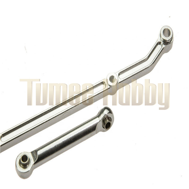 Tumee Hobby Aluminum Steering Linkage Link Arm for 1/10 Axial SCX10 RC Rock Crawler Car Upgrade Accessories