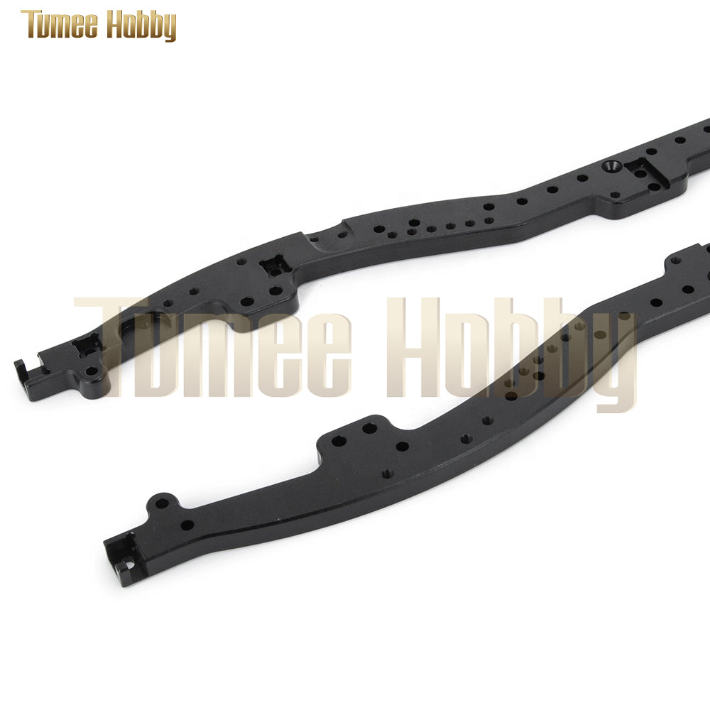 Tumee Hobby RC Car Chassis Frame Rails Metal Girder Beams for 1/10 RC Crawler Truck Car Axial SCX10 6x6 Refit Upgrade Parts