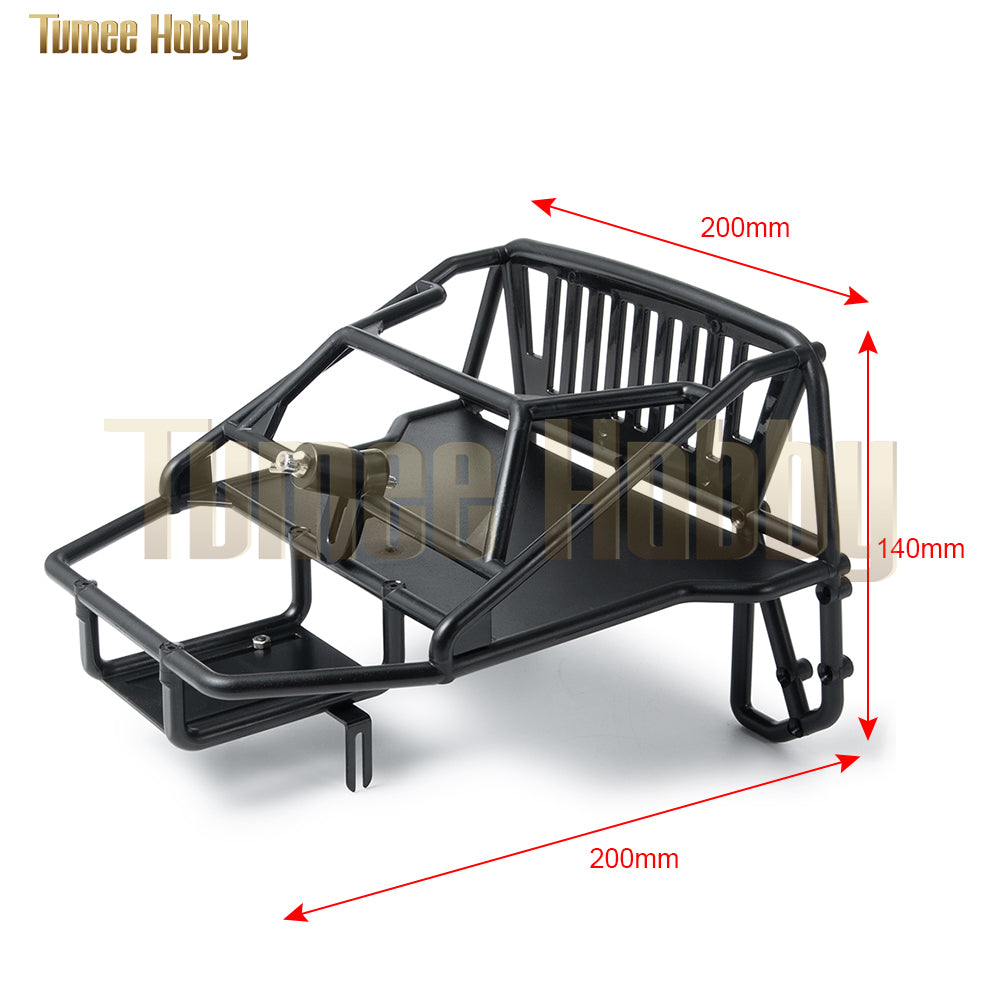 Tumee Hobby SCX10 truck rear half cage for TRX4 Axial SCX10 II 90046 1/10 RC Crawler Car Parts Spare Accessories