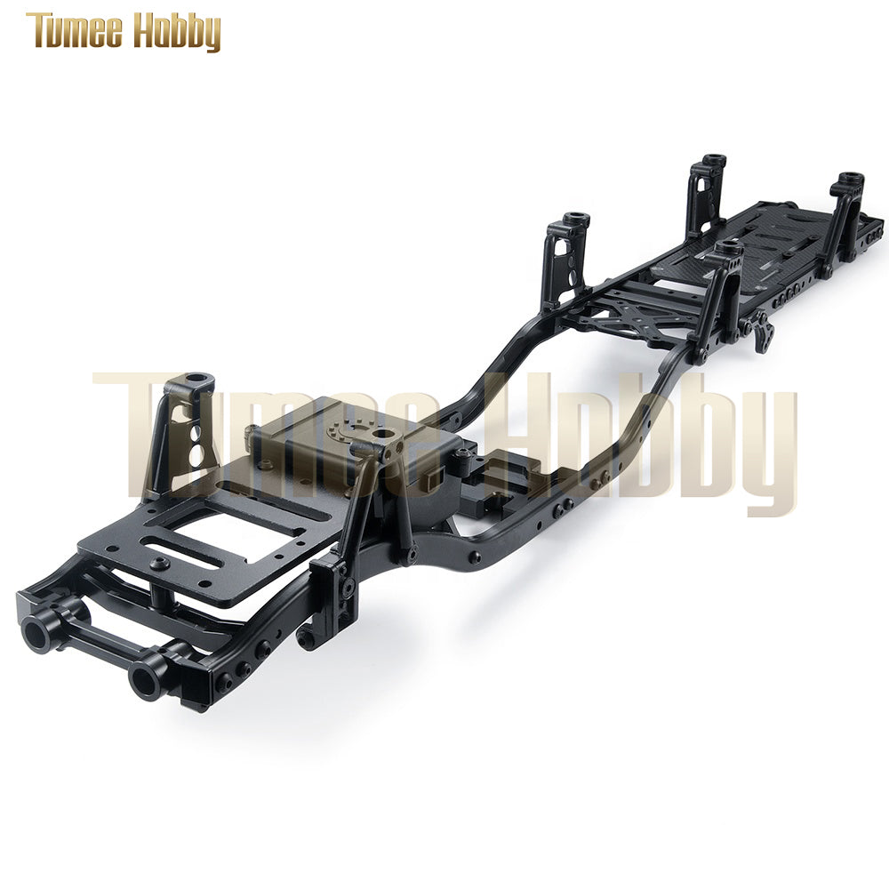 Tumee Hobby Metal Chassis Frame 6x6 for Axial SCX10 90046 90047 90027 90028 1/10 RC Crawler Car Upgrade Parts