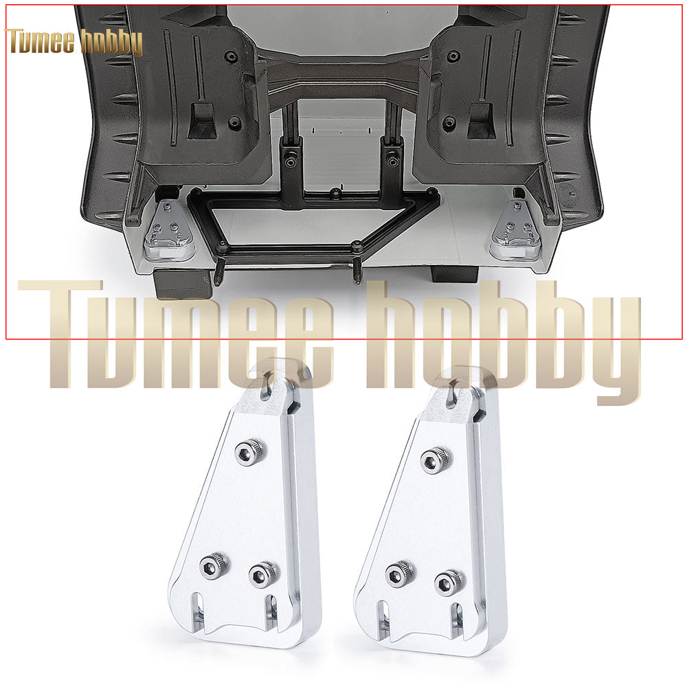 Tumee Hobby 1Pair Metal Front Rear Upgraded Lamp Shell Bracket 1/10 Trx4 Defender