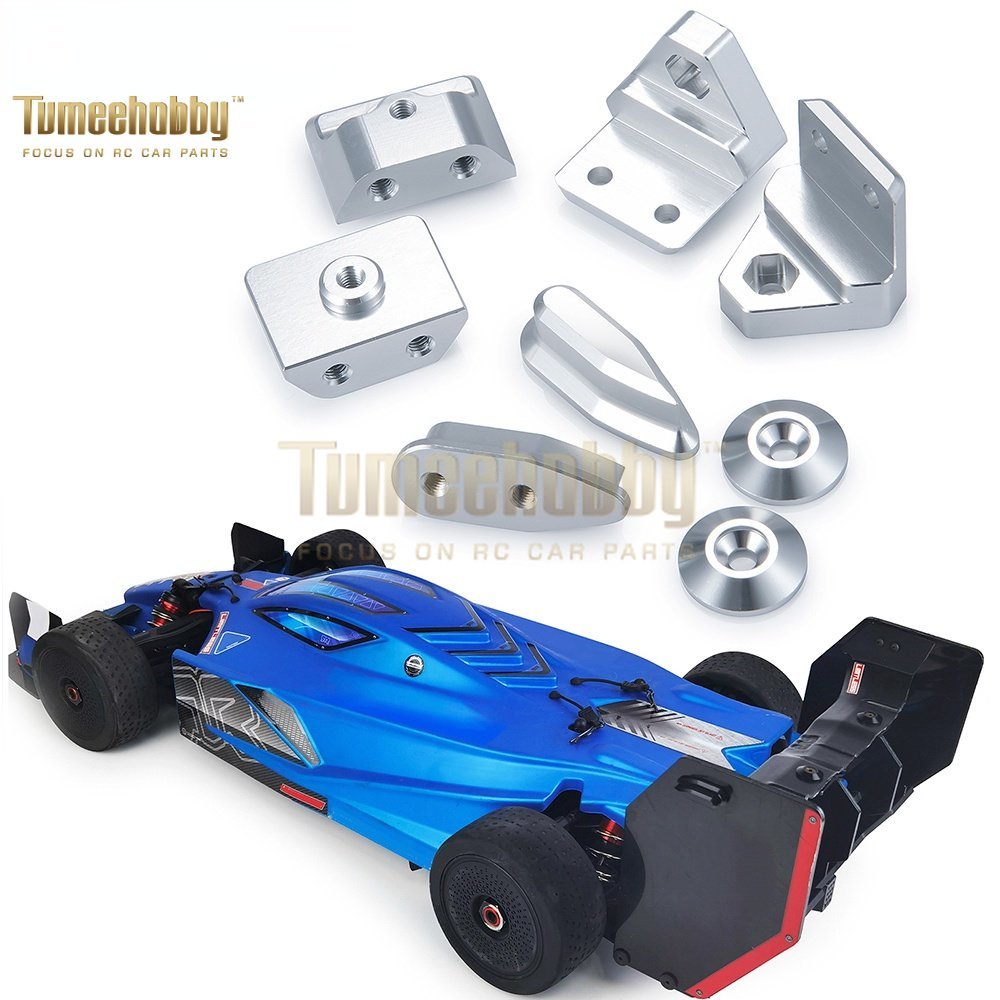 Tumee Hobby 1Set Upgraded Metal Tail Wing Mount Set Tail Fins 1/7 ARRMA LIMITLESS