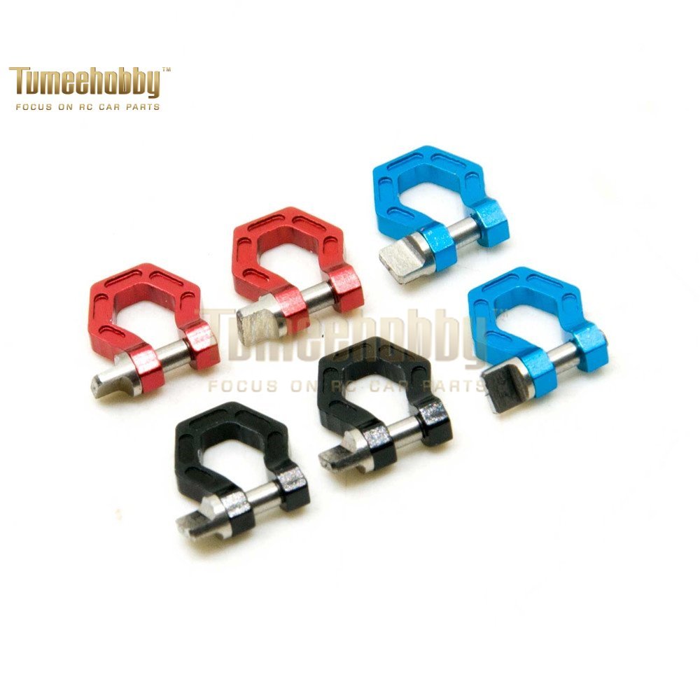 Tumee Hobby 1Pair Metal Tow Hook 1:10 SCX10 CC01 TRX4 TRX6 Upgrade Parts