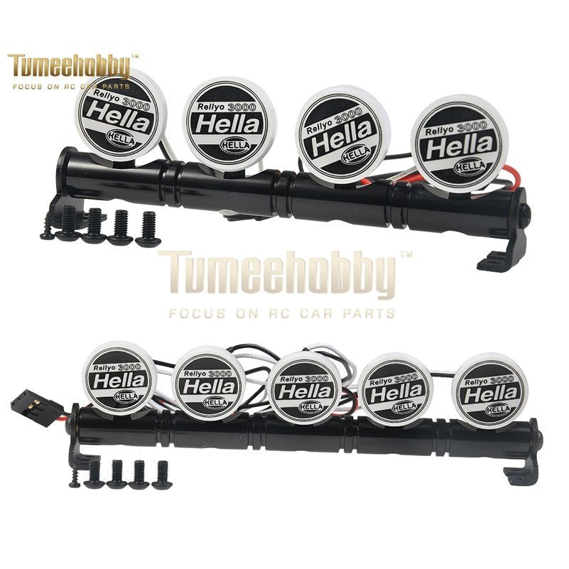 Tumee Hobby 1Set Hella Round Lights Roof Light 1/10 TRX4 D90 SCX10 90046 CC01 Wraith