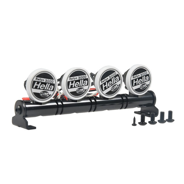 Tumee Hobby 1Set Hella Round Lights Roof Light 1/10 TRX4 D90 SCX10 90046 CC01 Wraith