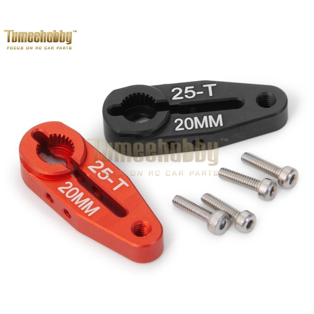 Tumee Hobby 1pc Metal 25T 20mm Servo Arm 1/10 TRX4 Upgrade Parts Acccessories